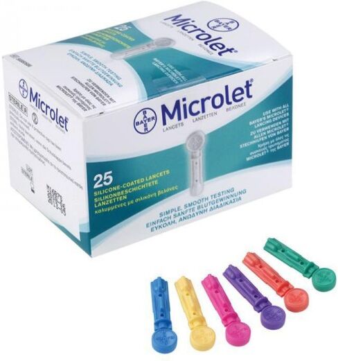 Ascensia Diabetes Care Italy Microlet Lancets 25 Lancette