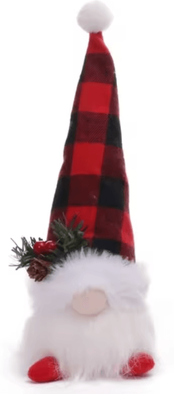 Uplift Curations Christmas LED Ornament Santa Gnome Plush Doll Pendant For Tree & Holiday Decoration design 2