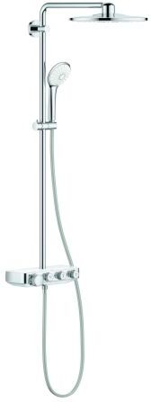 Grohe Euphoria Duschsystem 26507LS0 AP-Thermostat, Duscharm 450mm, moon white