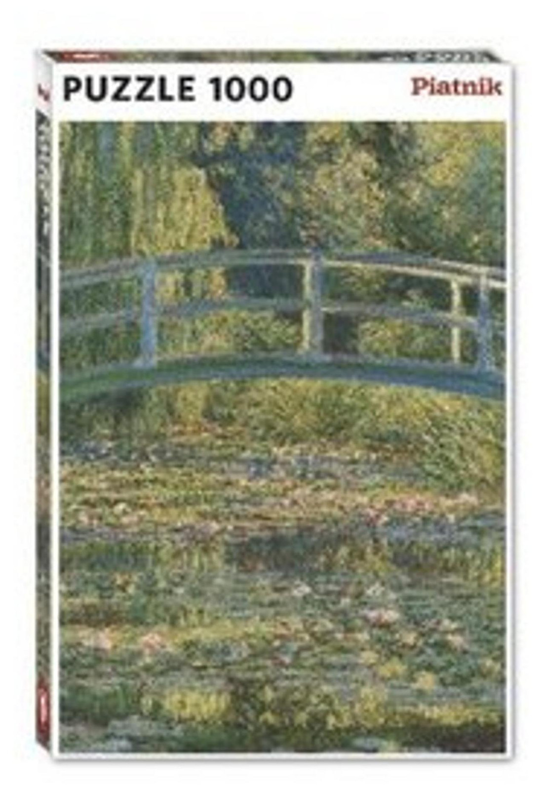Piatnik Puzzel van 1000 stukjes - Monet, Most nad stawem (brug over de vijver)