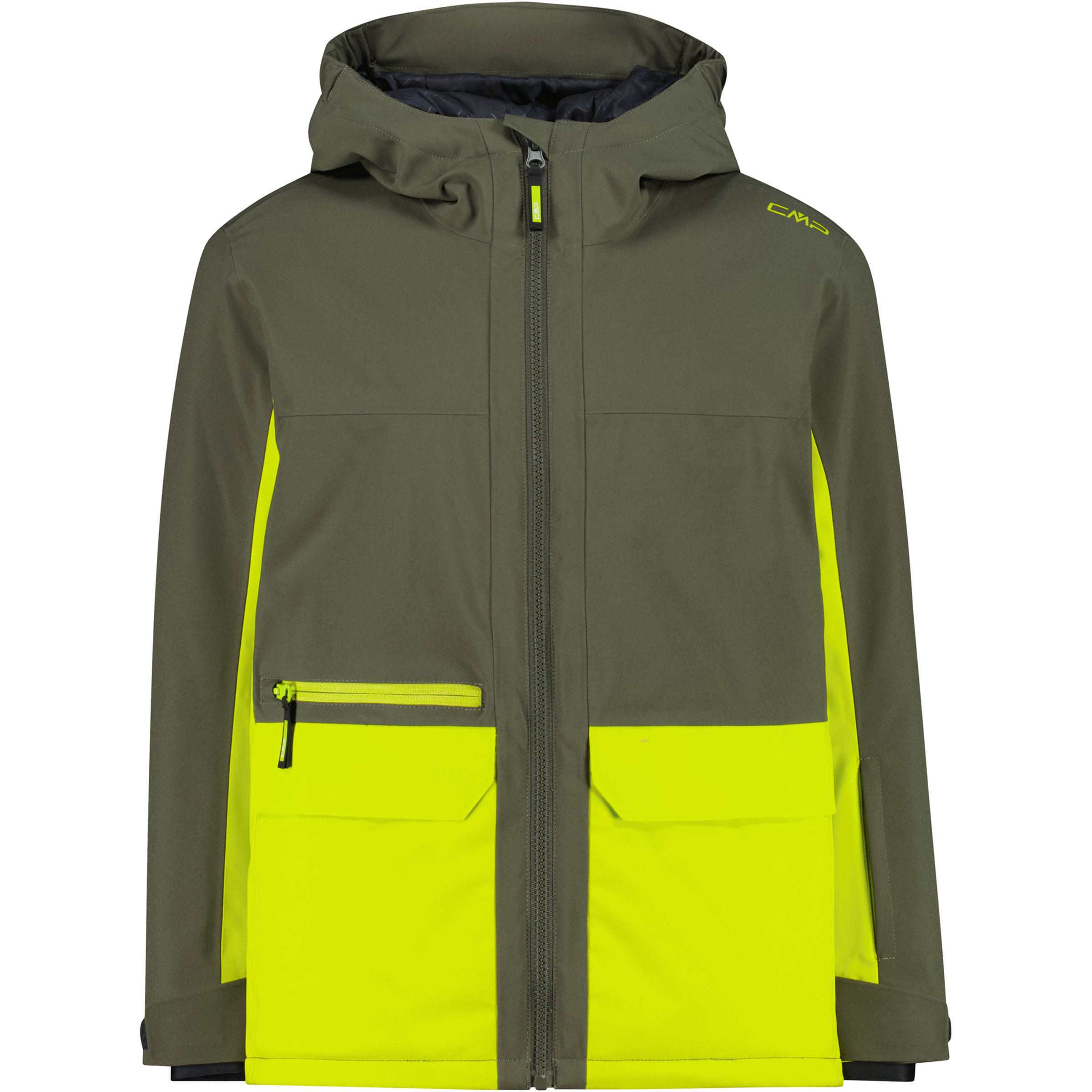 CMP Kinder Isolationsjacke oliv Größe 98 Skifahren Isolierend