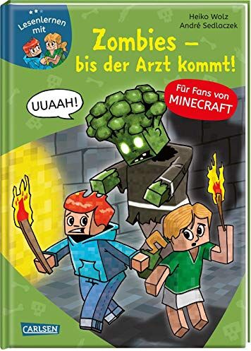Heiko Wolz - Lesenlernen mit Spaß - Minecraft Band 1: Zombies, bis der Arzt kommt!: Für Fans von Minecraft (1) (LESEMAUS zum Lesenlernen Stufe 2, Band 1) - Preis vom 06.10.2026 07:26:00 h