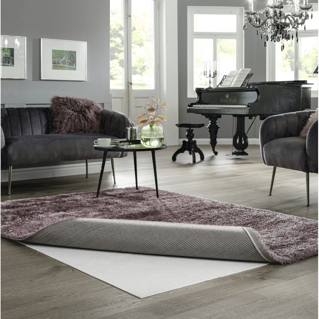 Wayfair Basics™ Althoff 0.3 cm Thick Indoor Non Slip Rug Pad Ivory Rectangle 180 x 290cm