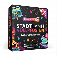 DENKRIESEN Stadt Land Vollpfosten - 70/80/90 Edition - Früher war alles besser. - Das Kartenspiel - deutsch 298635