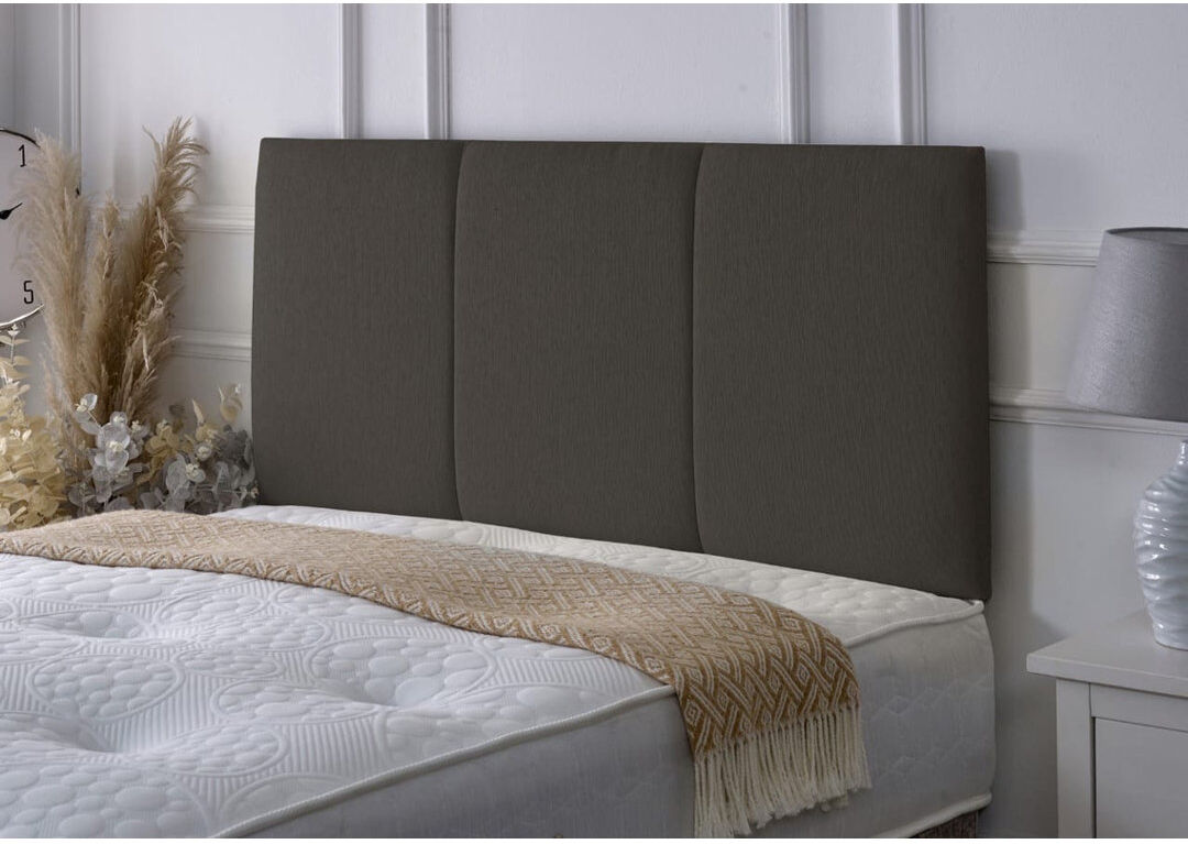 Ebern Designs Upholstered Chenille Headboard Charcoal Single (3')