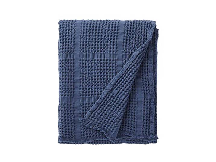 Couvre lit uni en Jacquard de Coton\, Yogi\, 260x240cm\, Essix