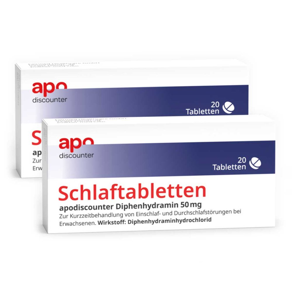 Fairmed Healthcare GmbH Schlaftabletten Diphenhydramin 50 mg von apodiscounter 08107539