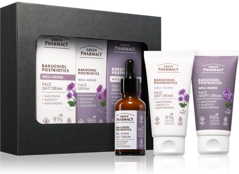 Green Pharmacy Bakuchiol & Postbiotics Set coffret cadeau anti-âge