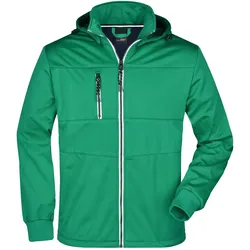 Herren Maritime Jacke "JN1078" - S - irish-green/navy/white