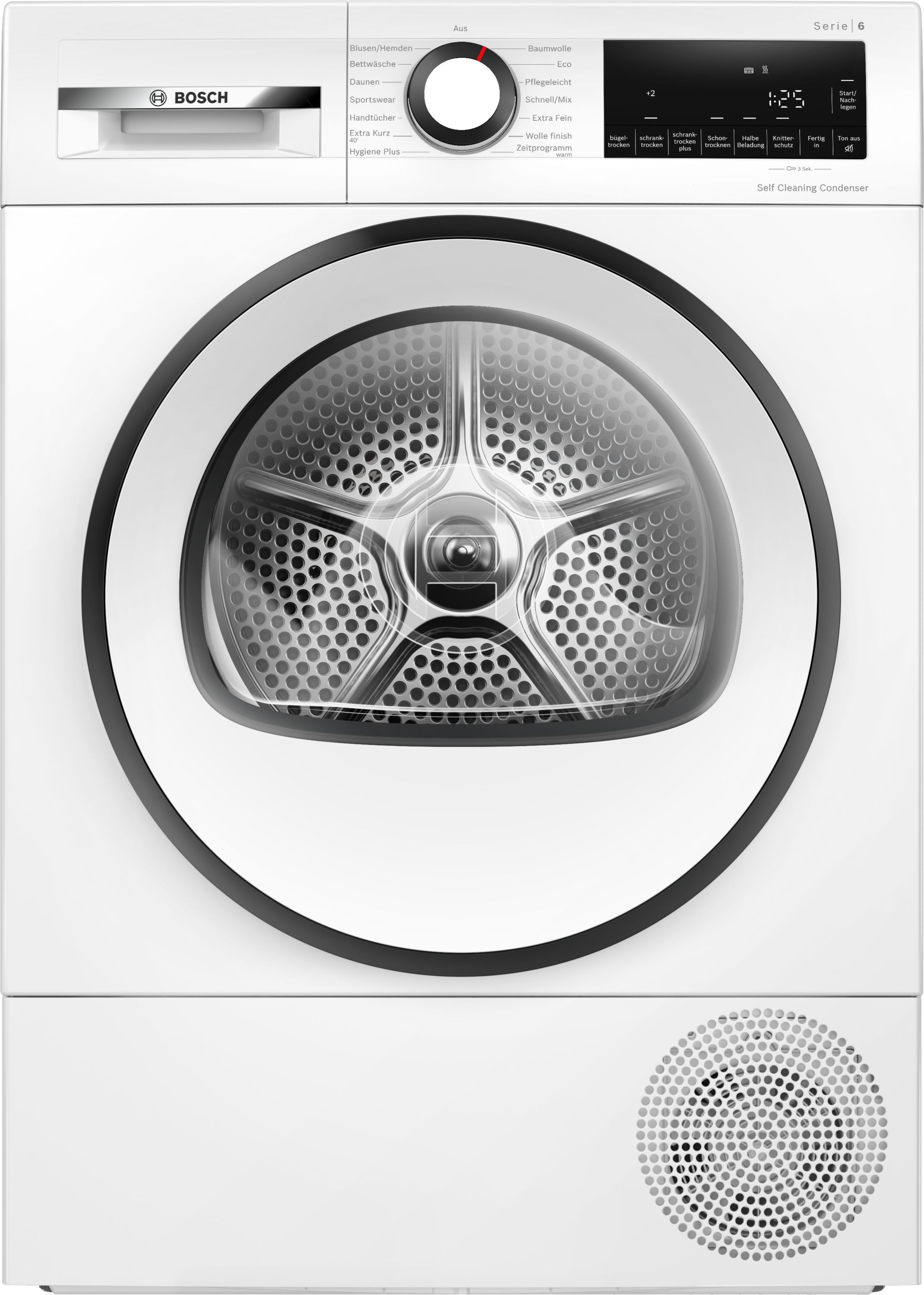 Bosch Serie 6 WQG235DEX Wärmepumpen Trockner Frontlader AutoClean jetzt zusätzlich 75¤ Cashback sichern*!