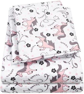 Unicorns Sheet Set by Sweet Home Collection