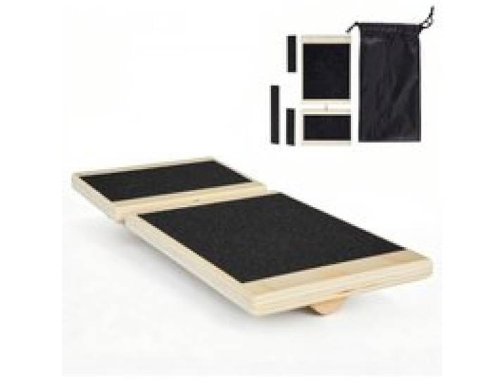 VEVOR Balance Board für Erwachsene, Fußtrainer (30 x 14 x 3 cm) Sprunggelenk-Trainingsgerät, Rutschfester Gleichgewichtstrainer für Physiotherapie, Reha & Fußtraining, inkl. Tragebeutel