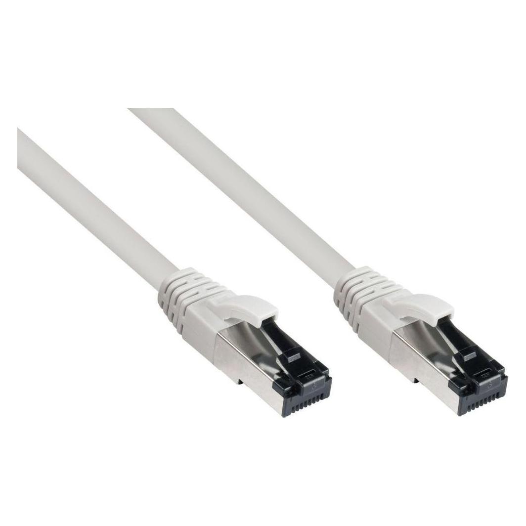 Varia SO-38108 - Patchkabel Cat.8.1, S/FTP, 2m, grau (S/FTP, 2 m) (SO-38108)