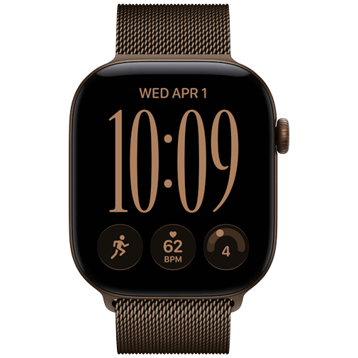 Apple Watch Series 12 46mm Bronze (Bronzen Milanese Armband M/L)