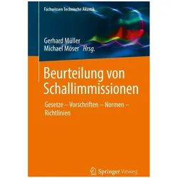 Beurteilung von Schallimmissionen, Fachbücher von Michael Möser, Gerhard Müller