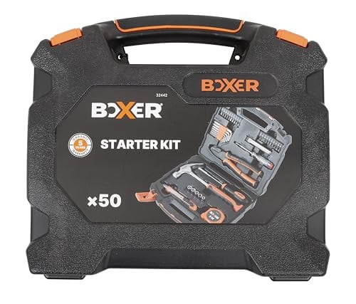 Boxer 50-delige gereedschapsset in aluminium koffer