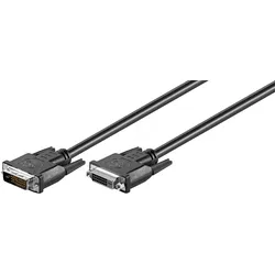 AK DVI SB113-2 - DVI Monitor Kabel DVI 24+1 Stecker auf Buchse, Dual Link, 1,8 m
