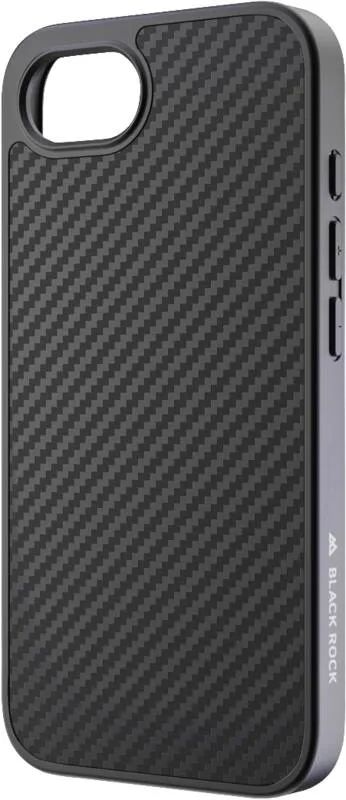 BlackRock Cover für iPhone 16e Robust Carbon Case (Schwarz) 00229685