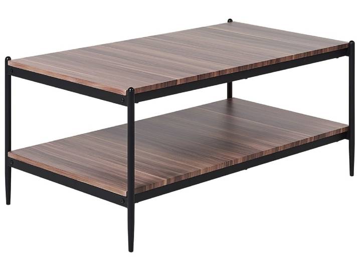 Table basse marron foncé
