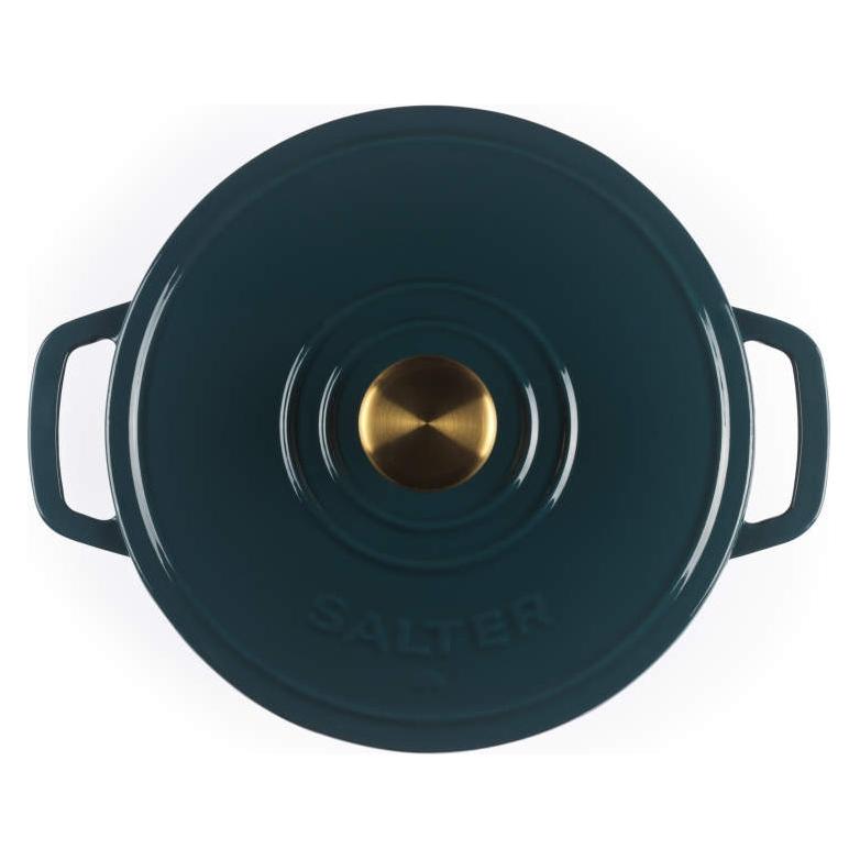 Salter BW13771GR Chester 3,4 L Gusseisenauflaufform 24 cm Grün (SALTER)