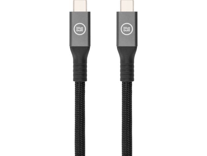 BlueBuilt Usb C naar usb C kabel 240W 2m Nylon Zwart