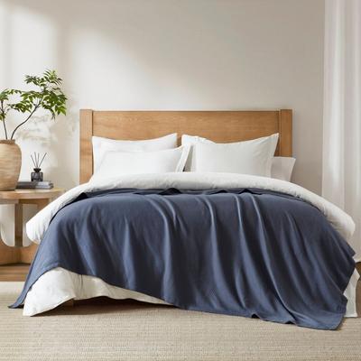 Madison Park Liquid Cotton 100% Cotton Breathable Woven Blanket