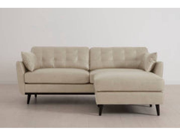 Model 10 Dreisitzer Sofa mit Hocker, Oyster