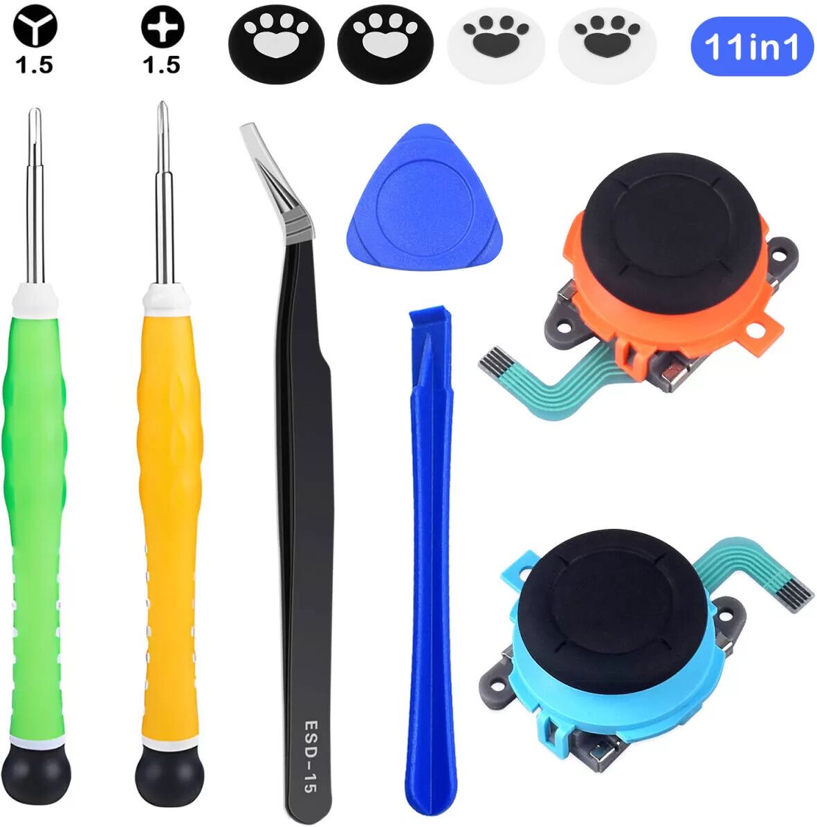 INF SWITCH2 Joystick Reparaturset 11 in 1 – Beheben Sie Ihre Controller-Probleme