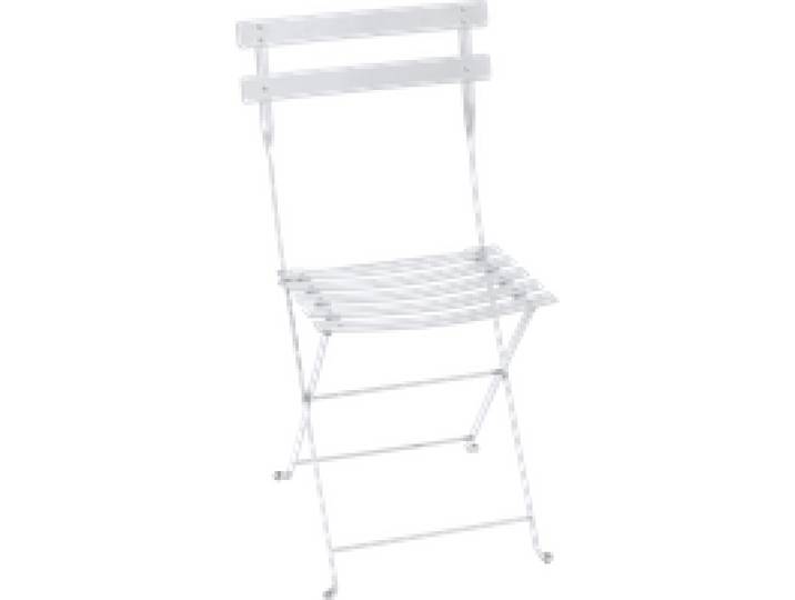 Lot de 2 Chaises Pliantes Bistro Métal en Acier