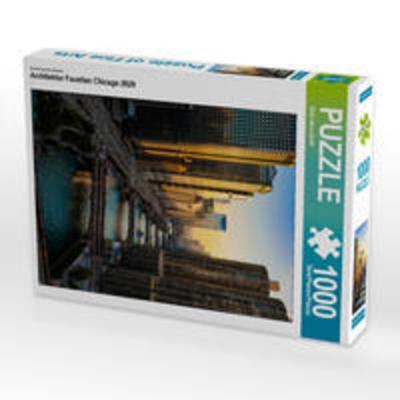 CALVENDO Puzzle Ein Motiv aus dem Kalender Architektur Facetten Chicago 2020 | 1000 Teile Lege-Größe 64x48cm Foto-Puzzle für glückliche Stunden