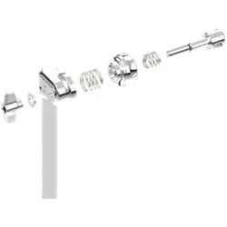 Tama Galgen-Beckenständer HC73BSX2 2er Set, Instrumentenständer + Halter, Silber