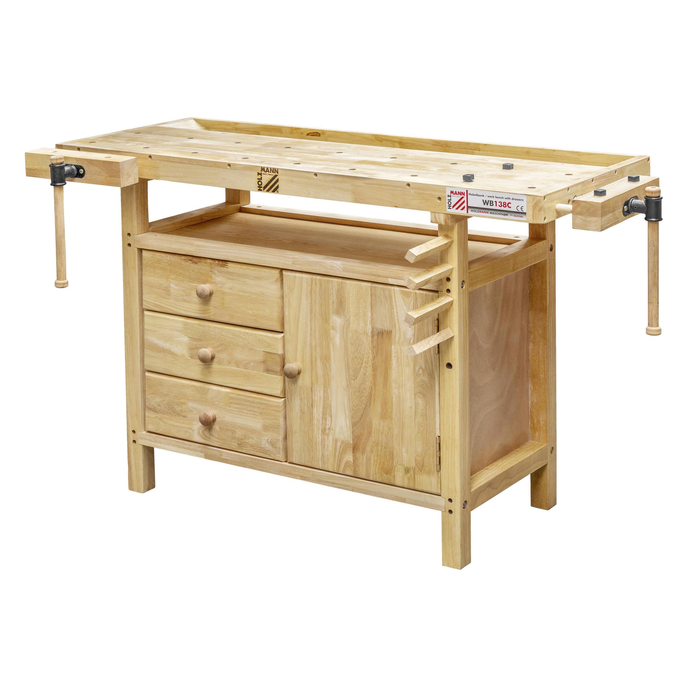 Holzmann Hobelbank WB138C (138 cm, 138 cm) (WB138C)