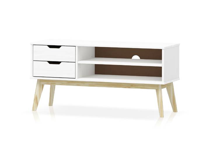 BARNY TV Lowboard II, Material Massivholz, Kiefer, Kiefer