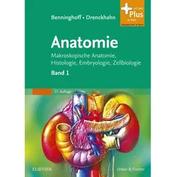 Anatomie (Band 1) Makroskopische Anatomie, Histologie, Emry, Fachbücher von Drenckhahn, Benninghoff