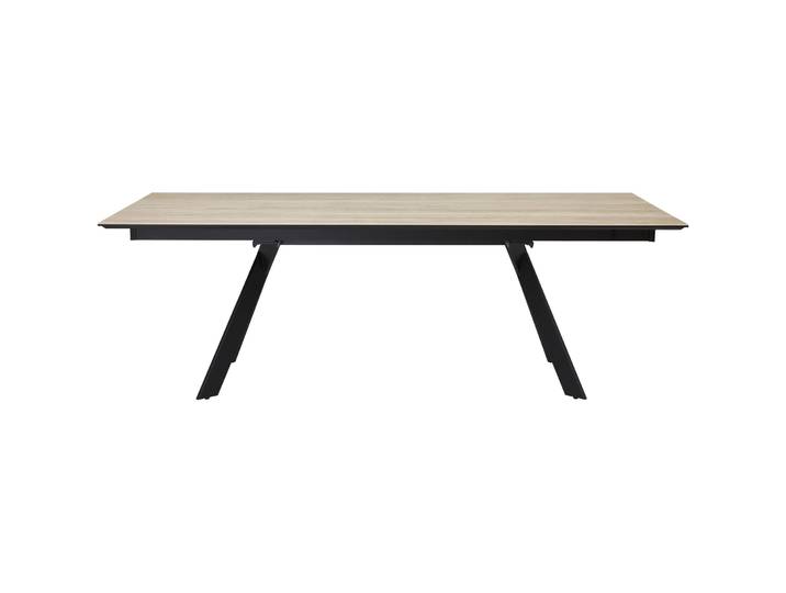Willisau Tisch Torino Keramik, Metall beige B 95 T 220 cm - Schweizer Möbelhersteller
