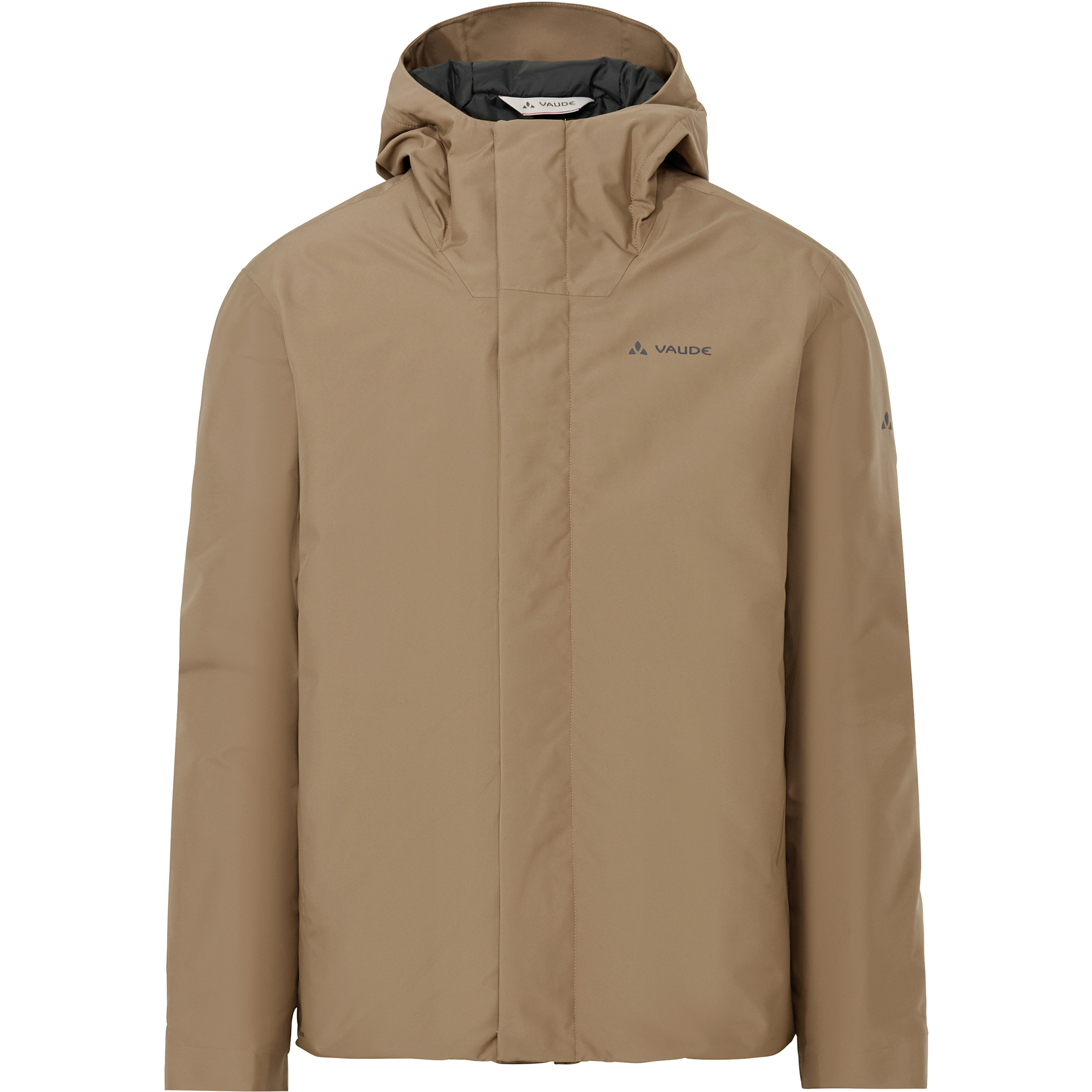 Vaude Cyclist Warm Rain II Herren Kunstfaserjacke beige Größe S Commuting Winddicht Wasserabweisend
