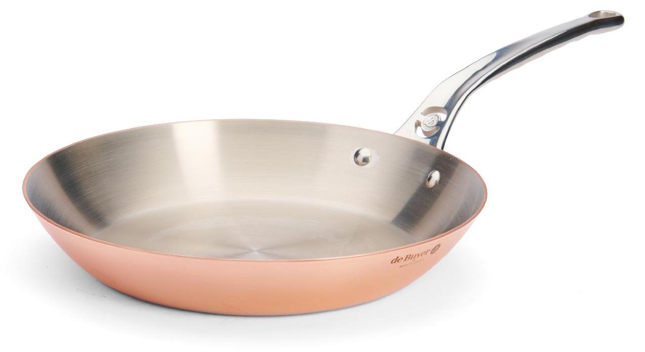 de Buyer 6424.28, Rund, Allzweckpfanne, Kupfer, Edelstahl, Kupfer, Edelstahl