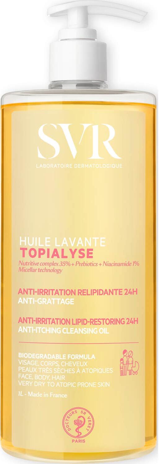 SVR Topialyse Huile Lavante Aceite Limpiador Relipidizante 24H 1L