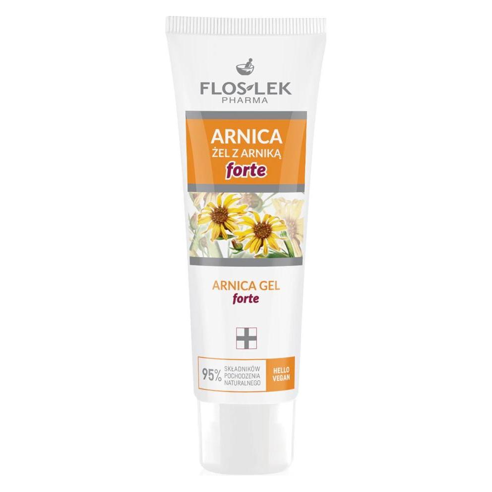 FlosLek Pharma Floslek - Arnica Gel Forte gel for dilated capillaries bruising and pneunce 50ml (50 ml, Gesichtsgel) (5905043004334)