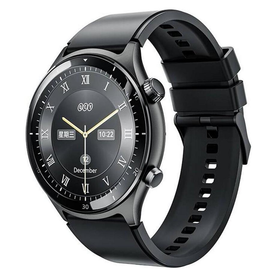 QCY S7 smartwatch (black) (36.32 mm, ohne SIM) (S7 black)