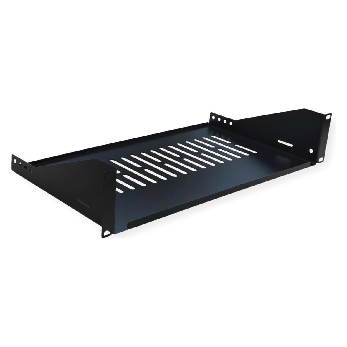 Value 19"-Fachboden 2HE, T: 250 mm, < 15 kg, U-Form (26990432)