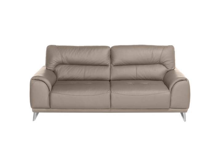 Mid.you 3-Sitzer-Sofa, Sand, Metall, 210x92x96 cm, Made in EU, Wohnzimmer, Sofas & Couches, Sofas, 3-Sitzer Sofas