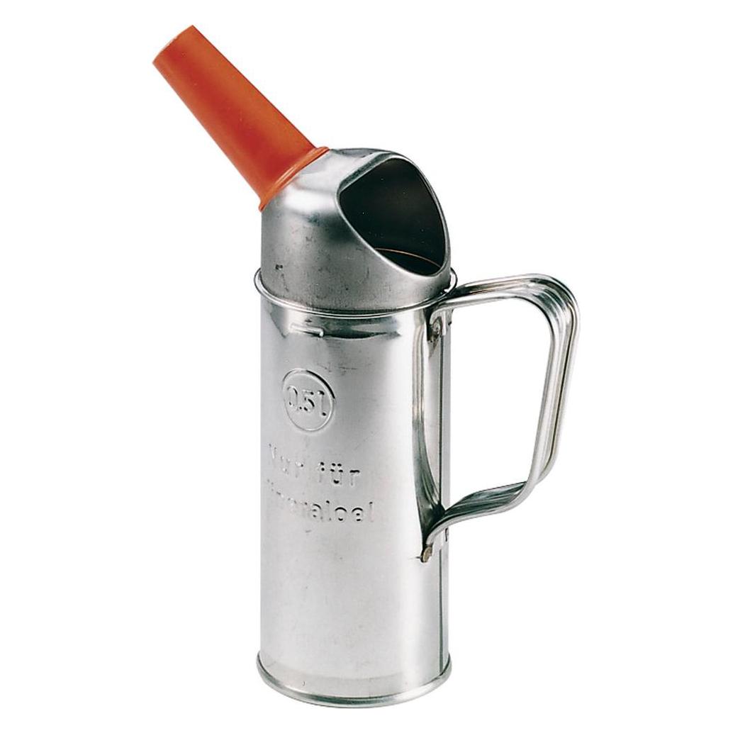 Pressol Ölmessgefäss aus Weissblech, 2 l, starrer Ausguss, geeicht (07 343)