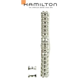 Hamilton - Jazzmaster Band-set Edelstahl H695.325.116 - silber
