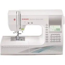 Singer 9960 Quantum Stylist Computer Freiarm, Nähmaschine, Weiss