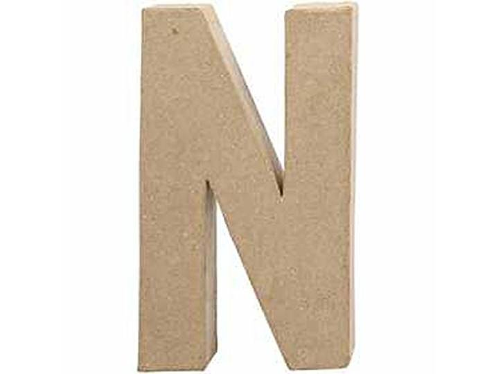 Creativ Papier-maché-getal, 20 cm, 1 stuk, beige, 1