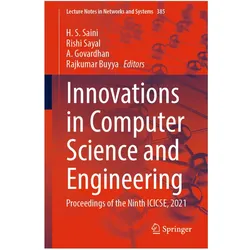 Innovations in Computer Science and Engineering, Fachbücher von A. Govardhan, H. S. Saini, Rishi Sayal, Rajkumar Buyya