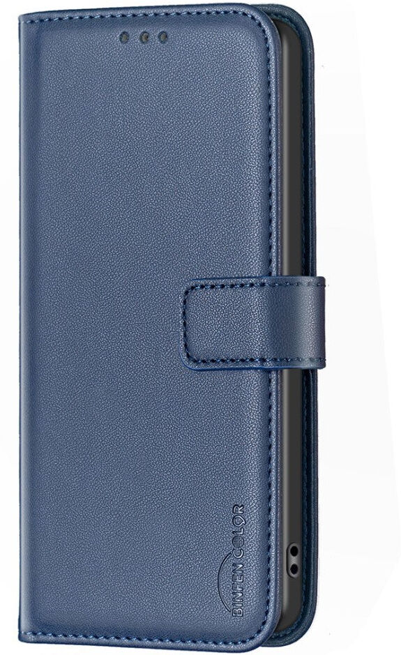 INCOVER Realme Note 60 / 60x (4G) / C63 (4G) / C61 (4G) Kunstlæder Flip Cover m. Ståfunktion & Kortholder - Blå