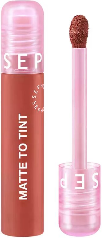 SEPHORA - Matte To Tint - Matter weichzeichnender Lip Tint, 6 ml,  Hush ginger