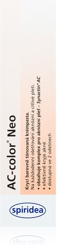 Spiridea AC-color Neo Toning Cream for problem skin, acne 30 g
